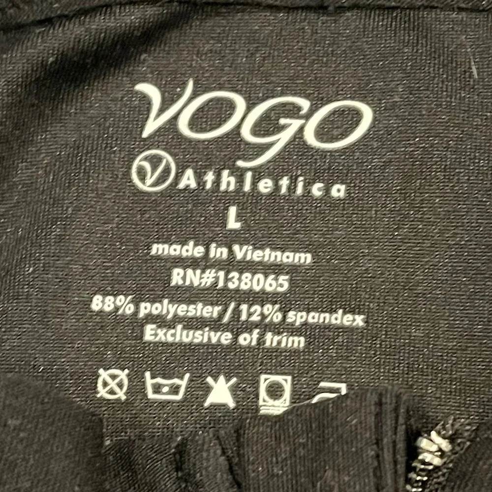 VOGO Athletica Black and Blue Women's Athletic Jacket Large - Picture 4 of 9